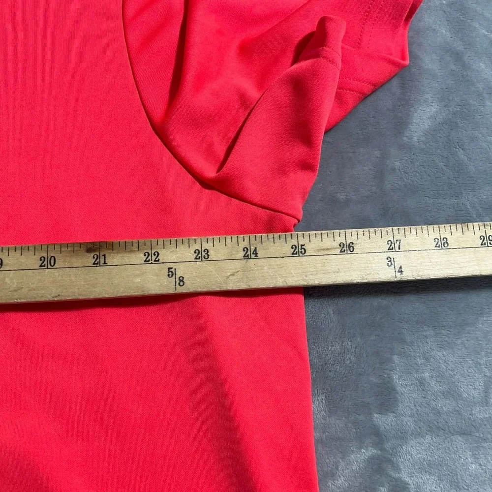 Adidas ADV Novely Golf Polo Shirt Mens 2XL New Pink Red UPF 50 Stretch